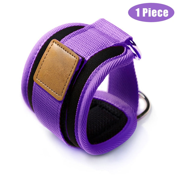 Fitness Ankle Straps Adjustable D-Ring Foot Support Cuffs